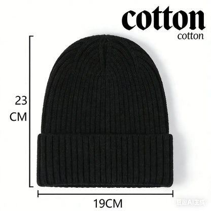 Autumn  Winter Short Warm Melon Hat Men