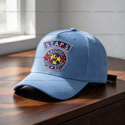 Umbrella Corporation Circular Baseball Cap resident Evils Biohazard Adjustable Hat Black Casual Sun Cap