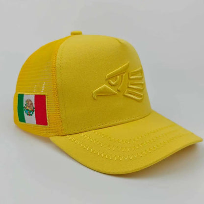 Unisex Mexican Eagle Label Baseball Net Caps Adjustable Casual Hats
