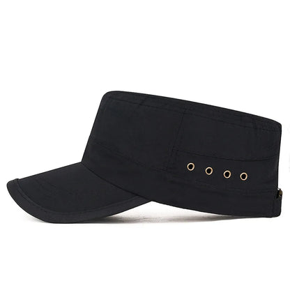 Trendy Flat-Top Sun Cap Breathable Quick-Dry Outdoor Golf Hat