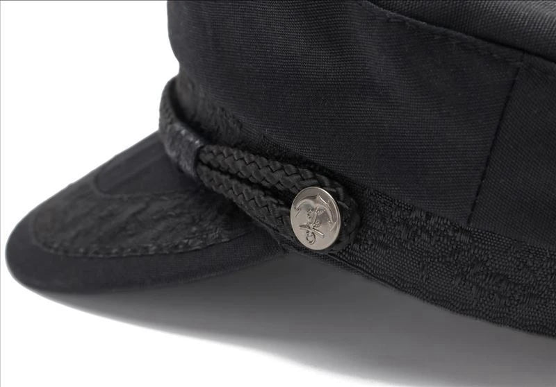 Large Size Navy Cap Small Head Flat Hat Army Hat