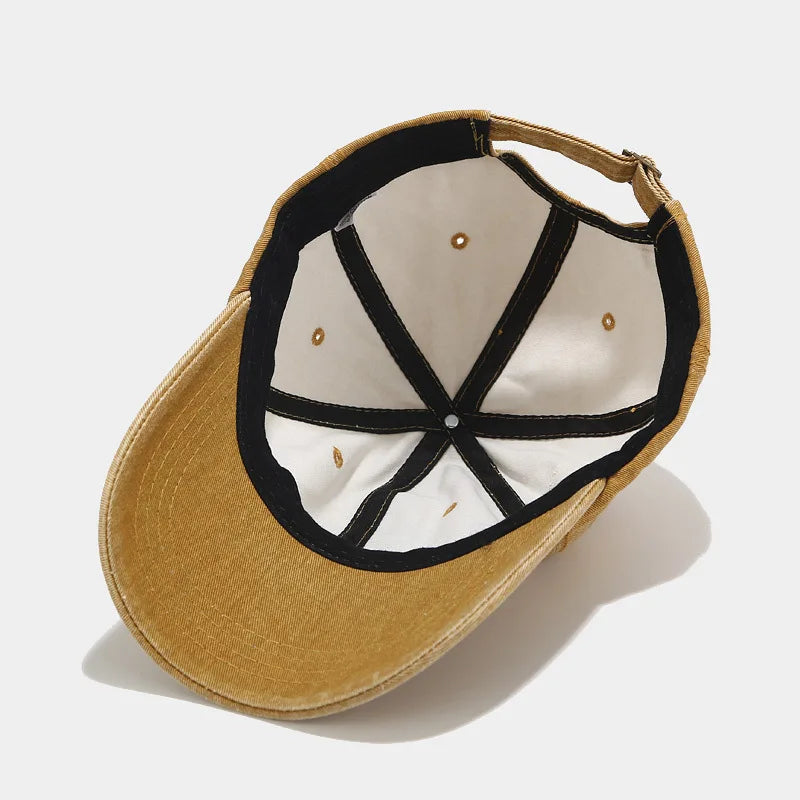 C Letter Embroidery Denim Baseball Caps