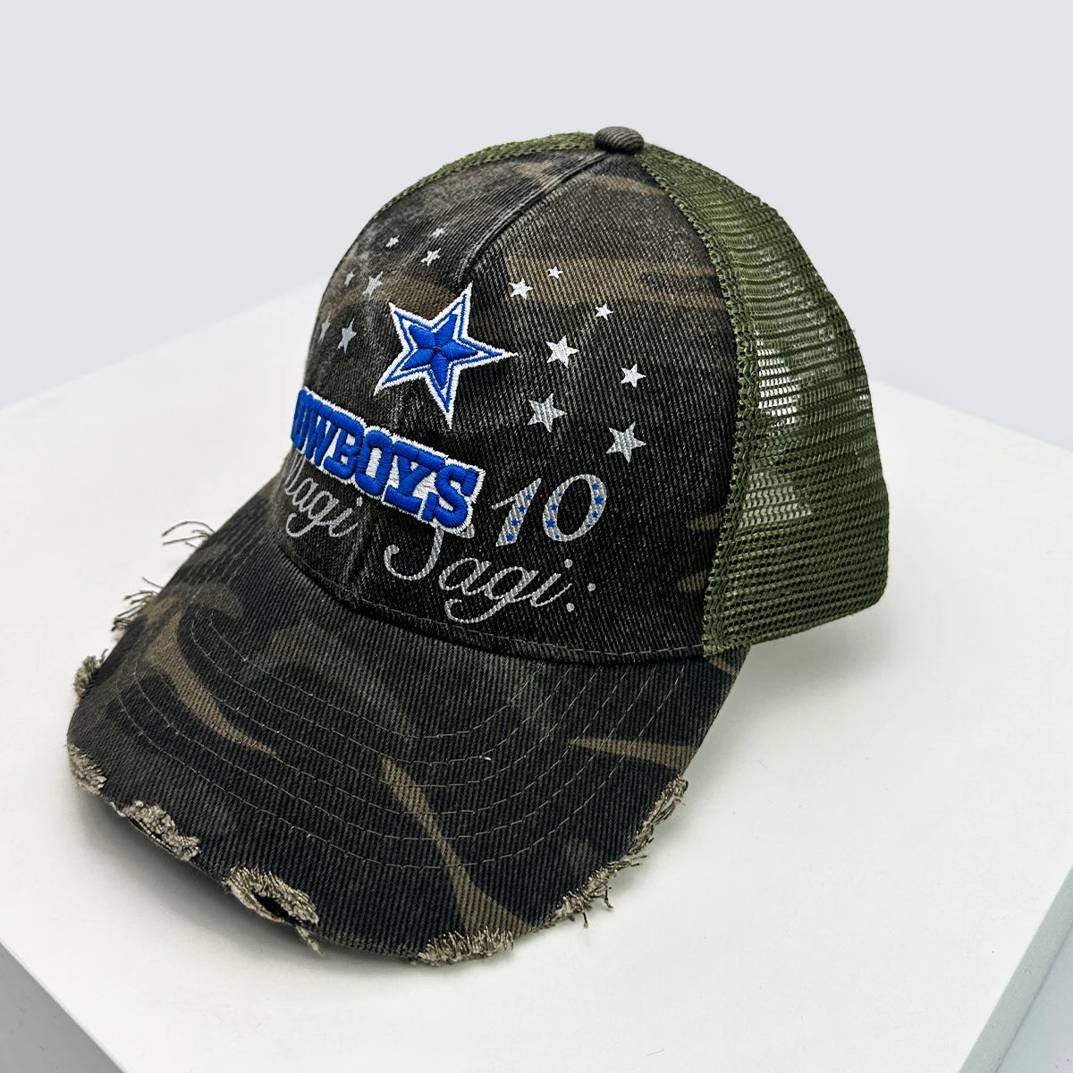 New Unisex Broken Style Letter Star Niche Baseball Hats