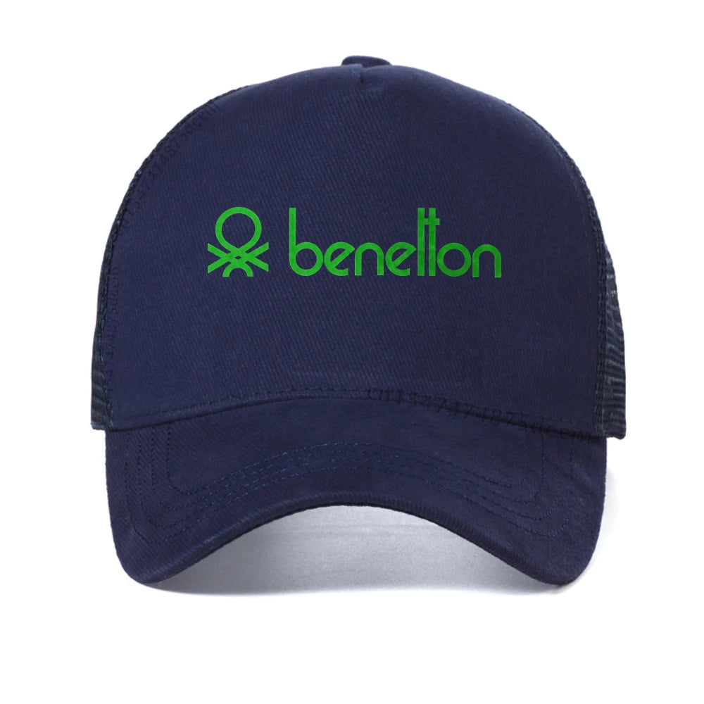 Benetton Letter Print Baseball Cap Man