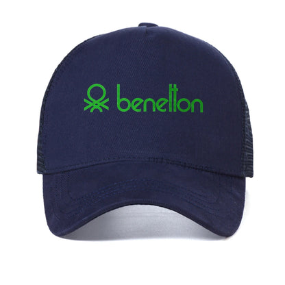 Benetton Letter Print Baseball Cap Man