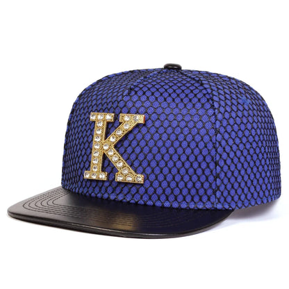 Unisex K Letter Label Hip-hop Hats Fashion Spring Autumn