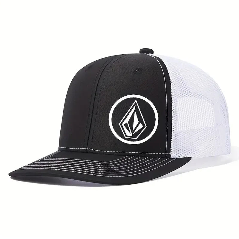 Simple Symbol Slightly Curved Printed Baseball Cap Men's And Women's