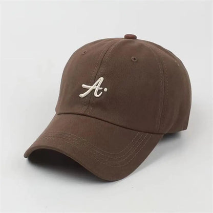 Retro Embroidered Embroidery Baseball Cap Spotted Cat Peaked Cap