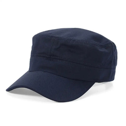 Solid Color Unisex Hats Simple Casual Sunshade Flat Top Hat