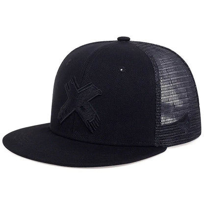 New Unisex Simple Letter X Embroidery Hip-hop Hats Spring Autumn Outdoor
