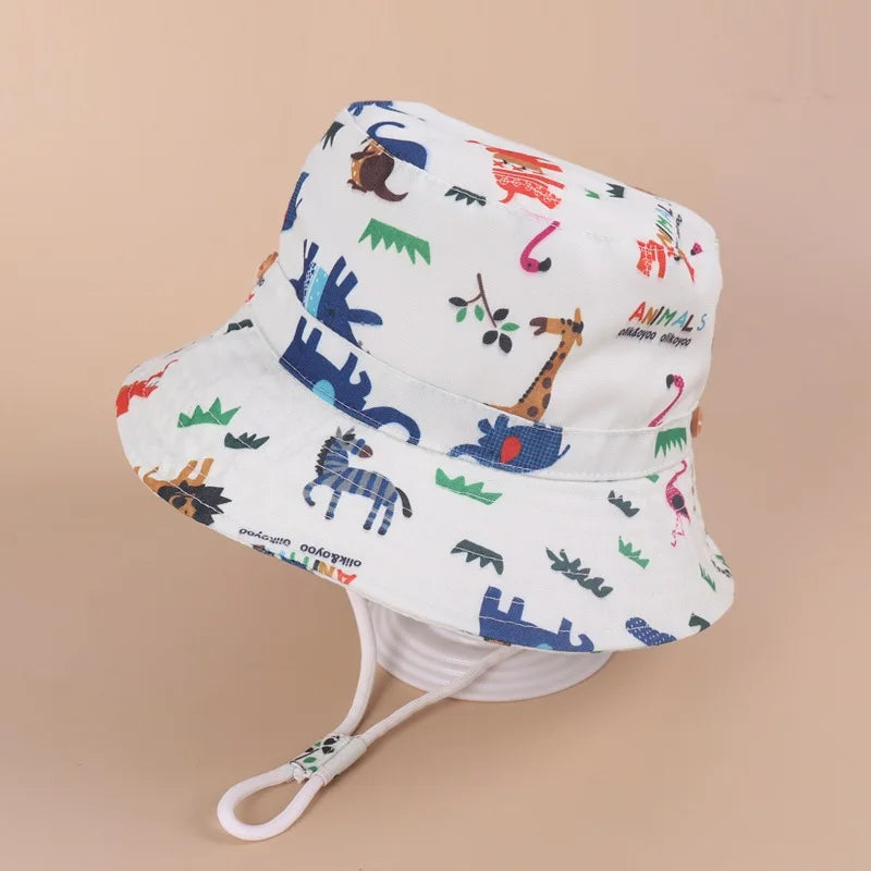 Children Panama Hat Spring Summer Baby Fisherman Hat For Boys Girls Bucket Hats