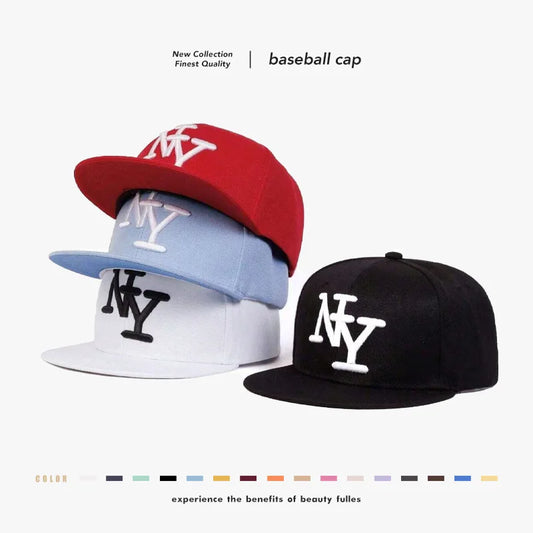 3D Letter Embroidery Snapback Cap