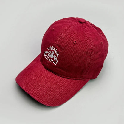 Korean Retro Mountain Embroidery Snapback Caps New Sunshade Baseball Hats Breathable Versatile Fashion