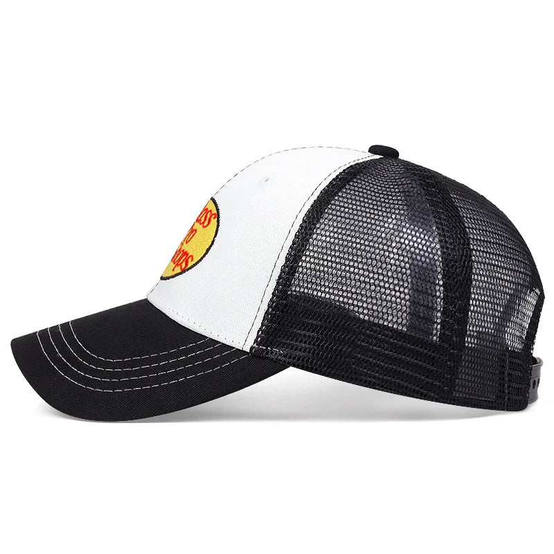 1pc Soft Retro Letters Baseball Caps for Women men