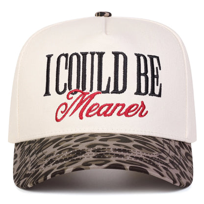Unisex I Could Be Meaner Embroidery Baseball Caps Spring Autumn