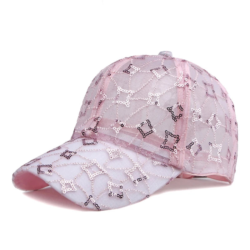 New Lace Hat Women's Thin Breathable Baseball Hats