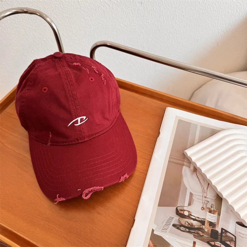 Cotton Baseball Cap For Men Spring Summer Casual