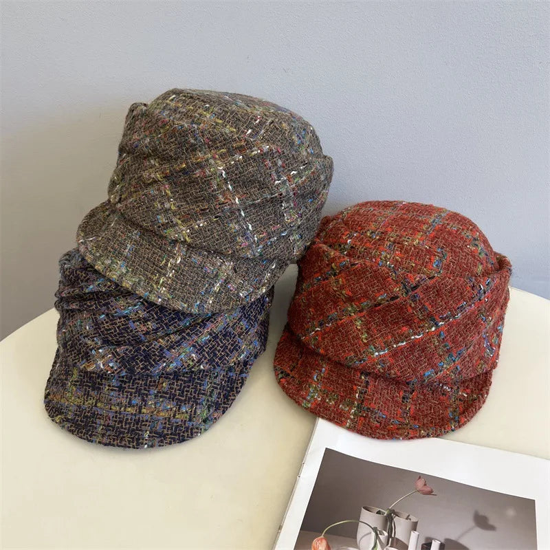 French Tweed Equestrian Hat Women's