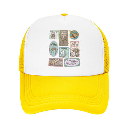Project Hail Mary Stamps Mesh Baseball Caps Men Women Sport