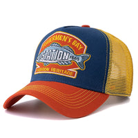 Orange Navy Blue