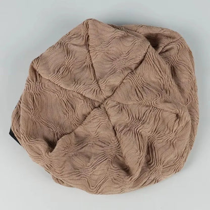 Casual Women Thin Bonnet Cap Slouchy Breathable Beanies Hat