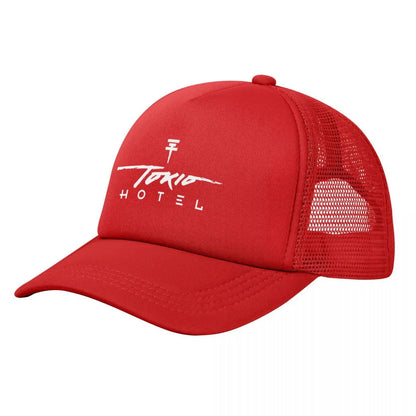 Unisex Tokio Hotel Pop Music Hats Outdoor Mesh Baseball Cap