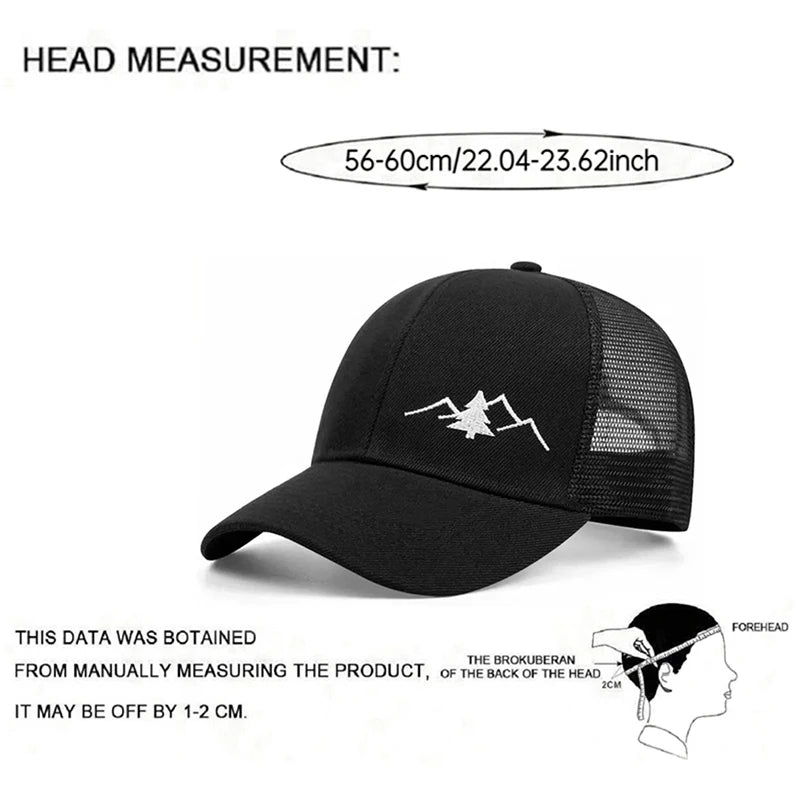 Creative Hip Hop Hat Christmas Tree Embroidery Skateboard Hat Baseball Cap
