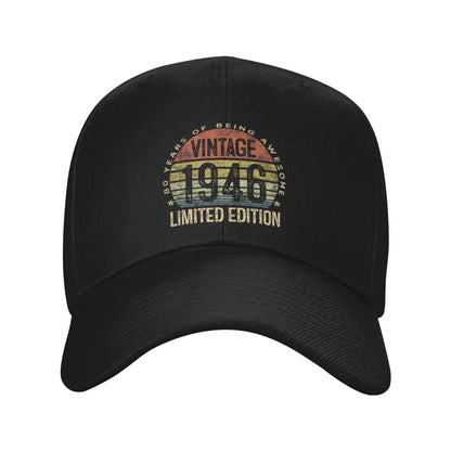 Limited 1946 Edition Year-Old Baseball Cap Summer