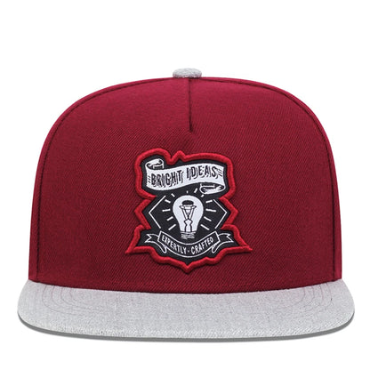 Hip Hop Baseball Cap lamp print Trucker Caps Cotton Snapback hat