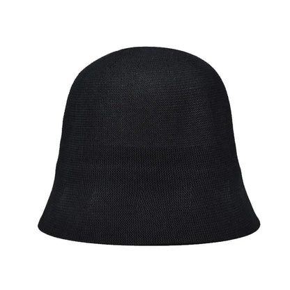 Breathable  Linen Knitted Bucket Cap