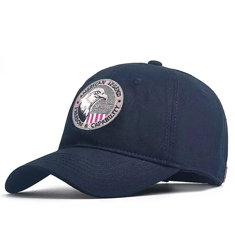 New Eagle Embroidery Big Head Men Snapback Hats