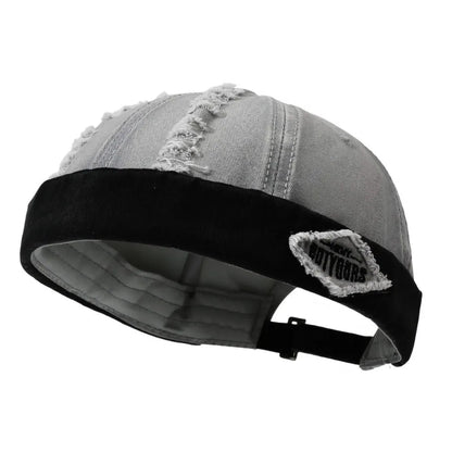 Casual Broken Hole Melon Skin Hat