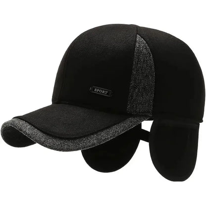 Autumn Thick Warm Men Winter Baseball Cap