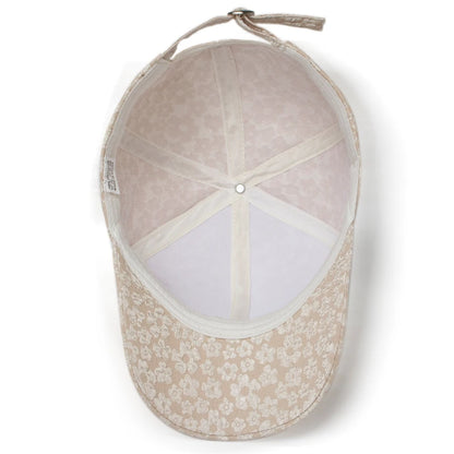 Summer Women Rhinestone Baseball Cap Flower Embroidery Hats