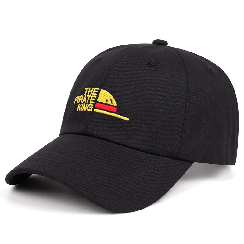 Pop One Piece Luffy Pirate King Dad Hat Embroidery Baseball Cap Snapback Unisex Outdoor Leisure Caps Gifts