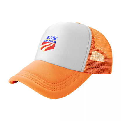 New US Ski Team Baseball Cap Hip Hop Hat Luxury Brand Woman Men's