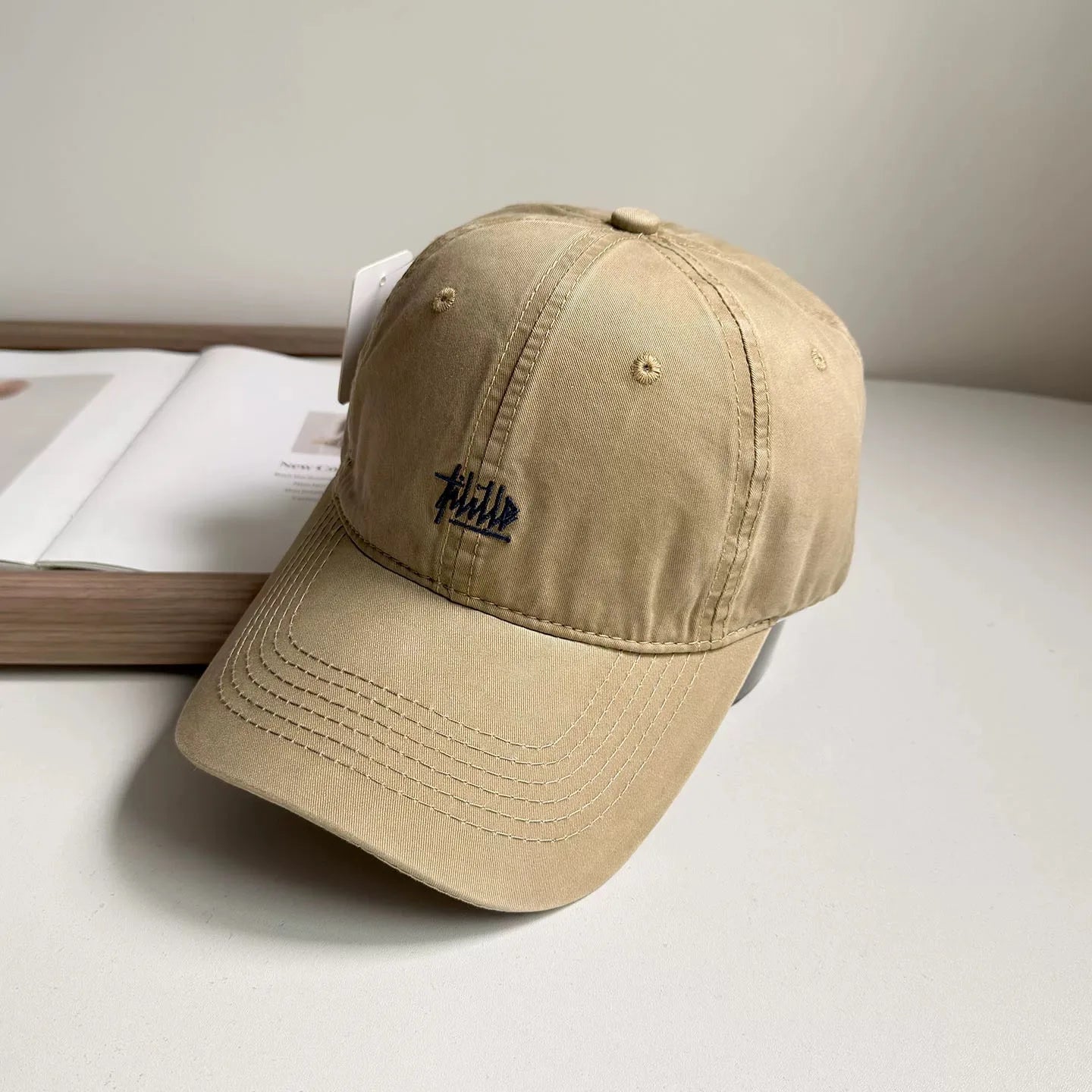 Trendy Japanese Retro Washed Denim Baseball Cap