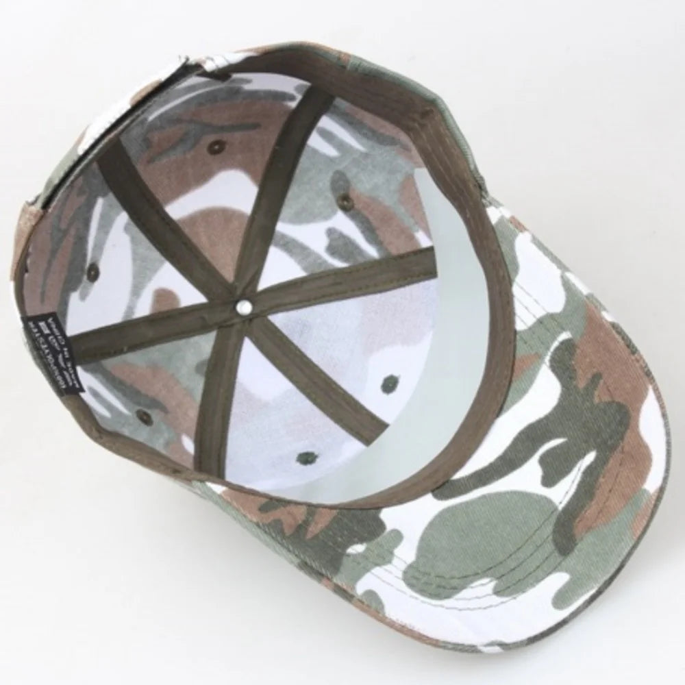 Colors Camouflage Baseball Cap Summer Outdoor Sports Hiking Fishing Hunting Caps Sunscreen Casual Sun Hats