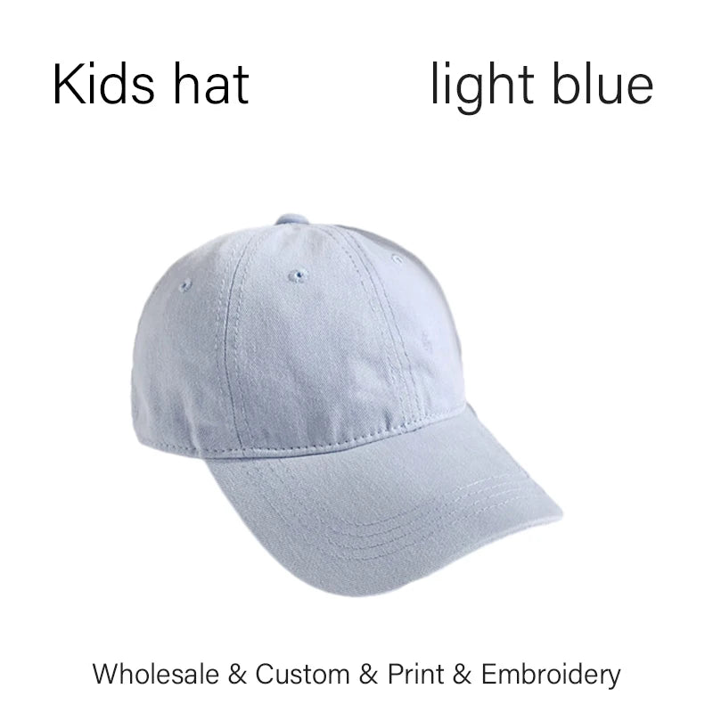 Kids Custom Hat Logo Embroidery Baseball Cap