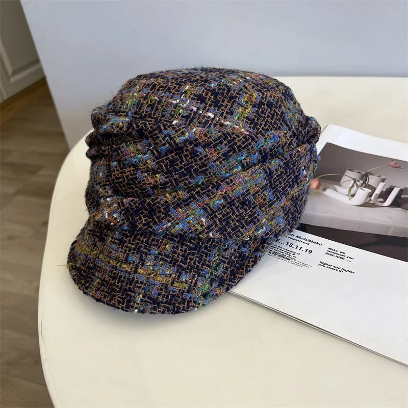 French Tweed Equestrian Hat Women's