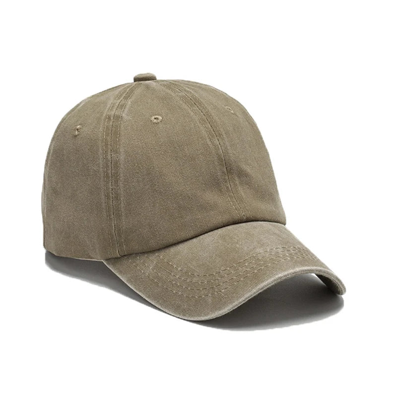 2026 Vintage Washed Denim Baseball Cap 100% Cotton Dad Hat