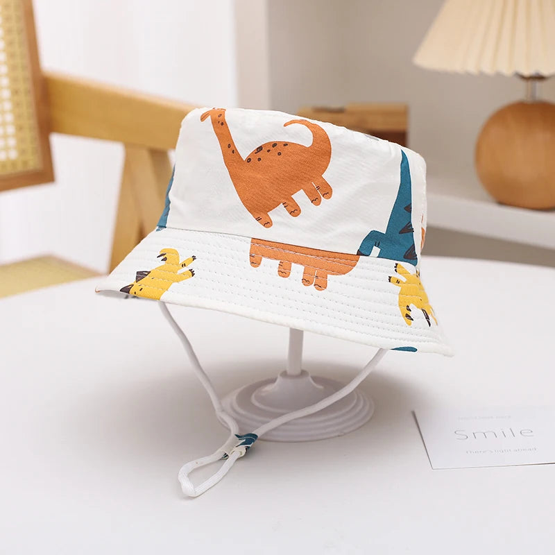 New Children Bucket Hats Panama Summer Baby Sun Hat