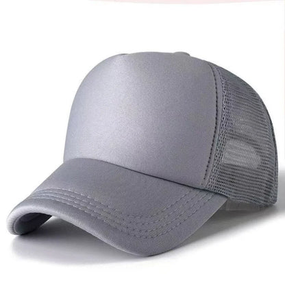 Unisex Cap Casual Plain Mesh Baseball Cap Adjustable Snapback Hats Hip Hop Trucker Cap Streetwear Dad Hat