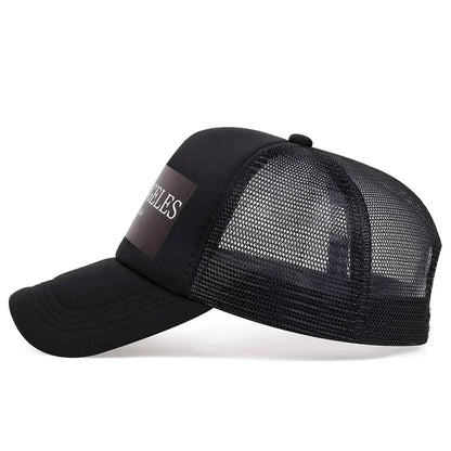 Unisex Los Angeles Print Baseball Net Caps Spring and Summer