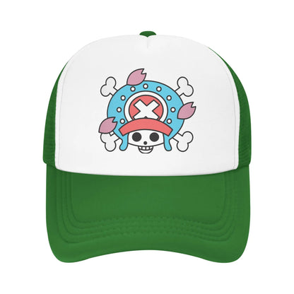 Unisex Flag Chopper Ones Pieces Trucker Hat