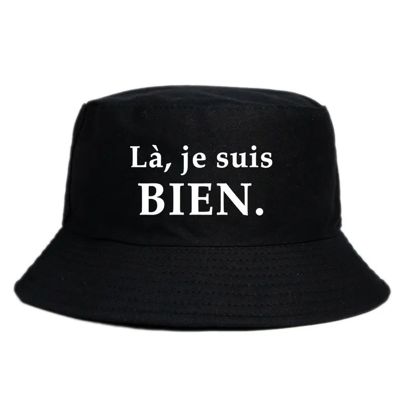 France Print Bob Reversible Bucket Hats Men Women