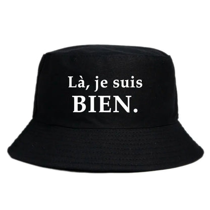 France Print Bob Reversible Bucket Hats Men Women