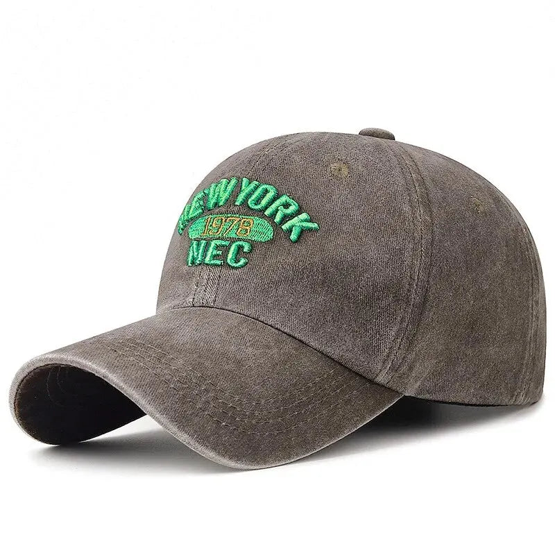 Baseball Cap Korean Washed Cotton Soft Top Hat Four Seasons