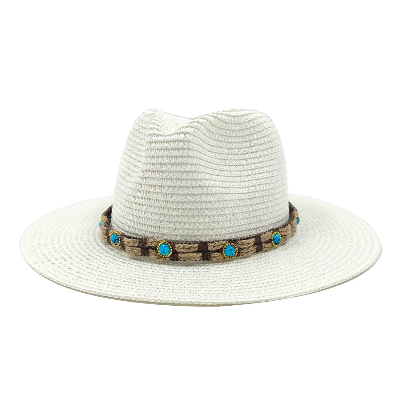 Jazz Straw Hat Men's And Women's Hat Sun Hat Outdoor Anti-UV