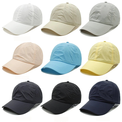 Summer Unisex Quick Dry Snapback Cap Women